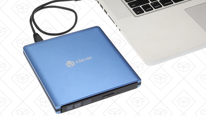 iClever USB 3.0 CD/DVD-RW Drive, $21 with code ICDVD008